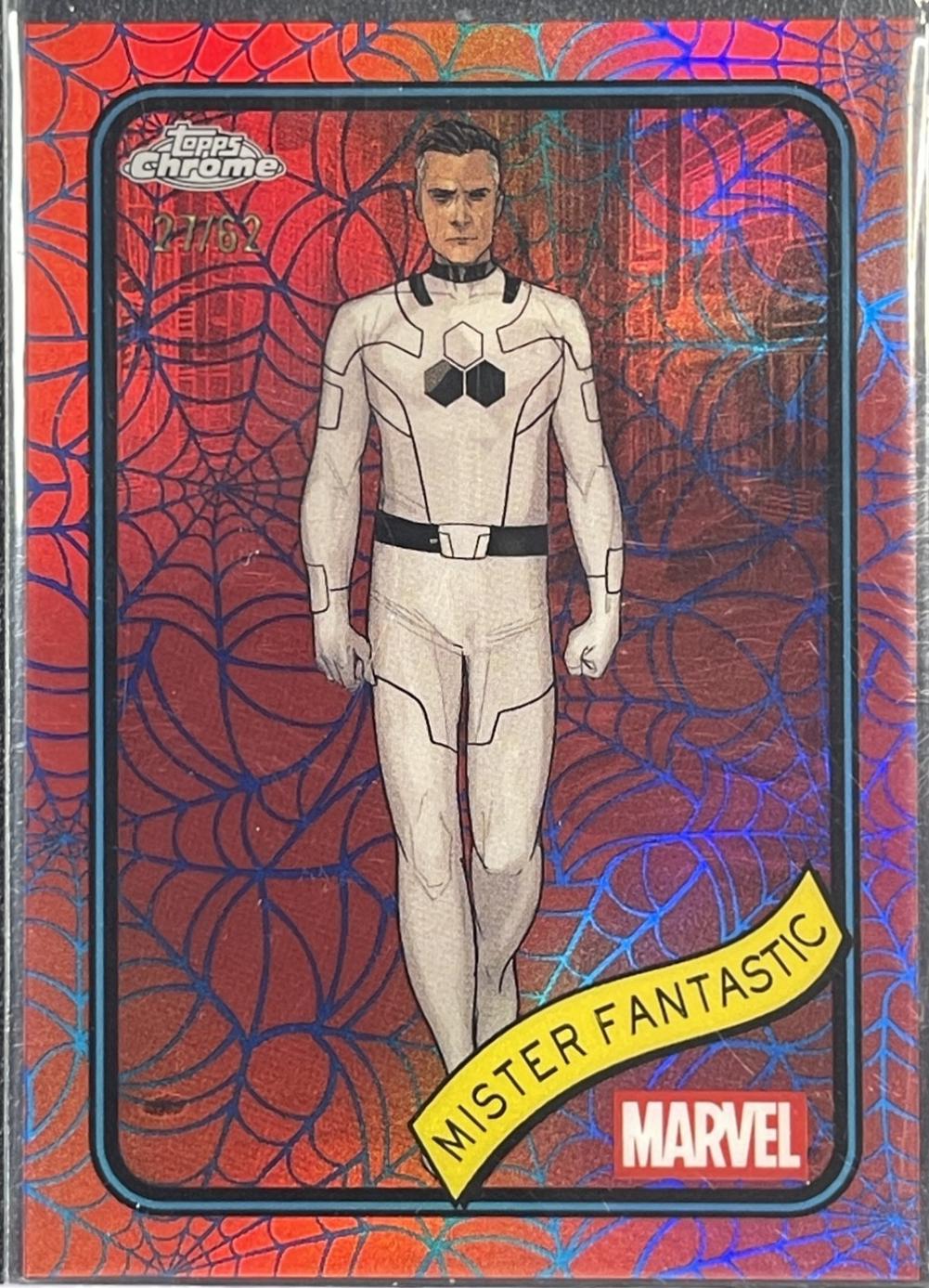 Mister Fantastic Blue & Red Spider Web Refractor
