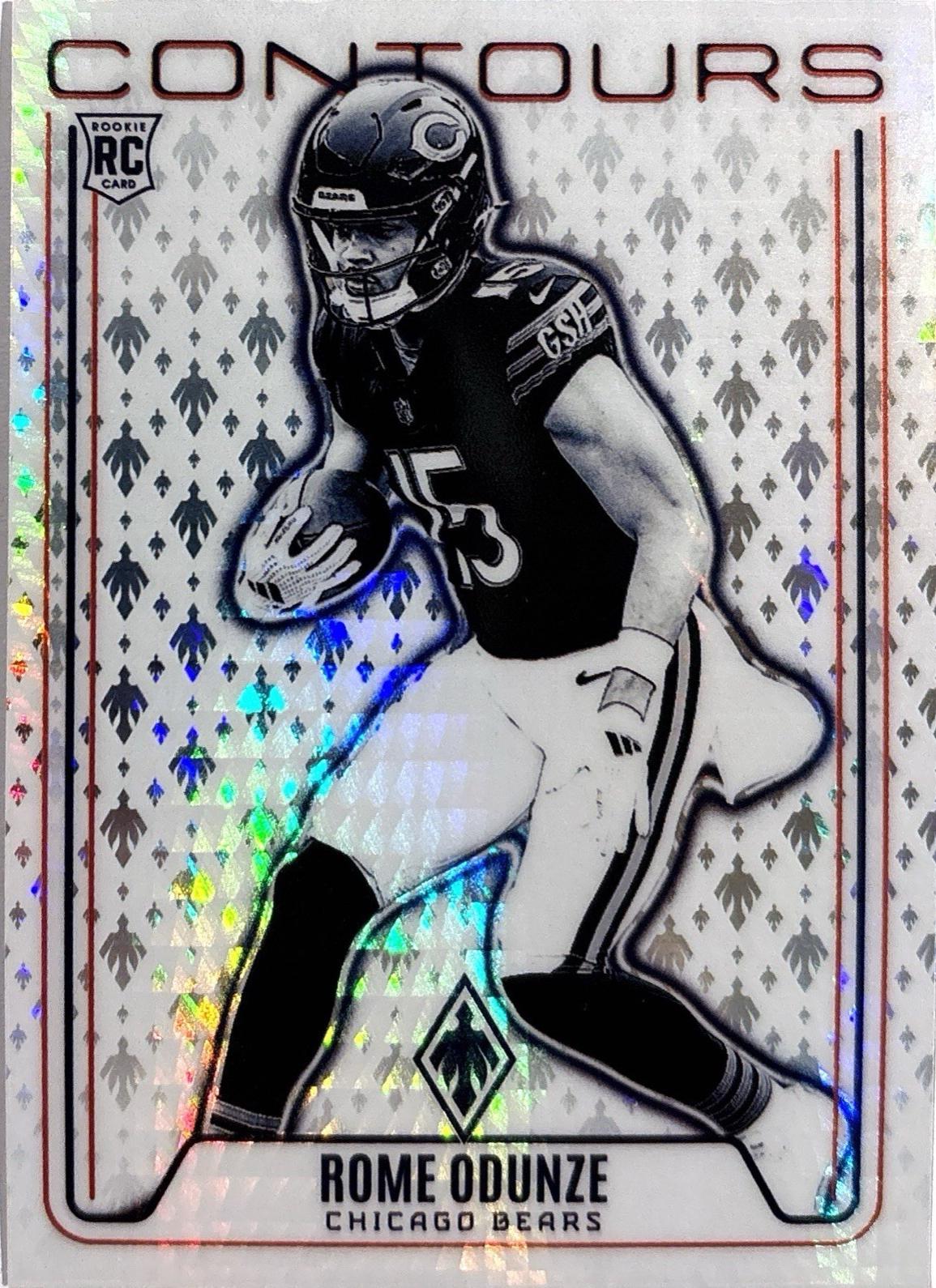 Rome Odunze [Hyper] #CON-ROE Prices | 2024 Panini Phoenix Contours