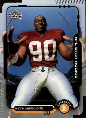 Andre Wadsworth #3 Football Cards 1998 Upper Deck