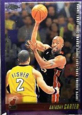 Anthony Carter #36 Basketball Cards 2000 Topps Chrome