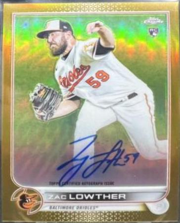 Zac Lowther [Gold Refractor] #RA-ZL