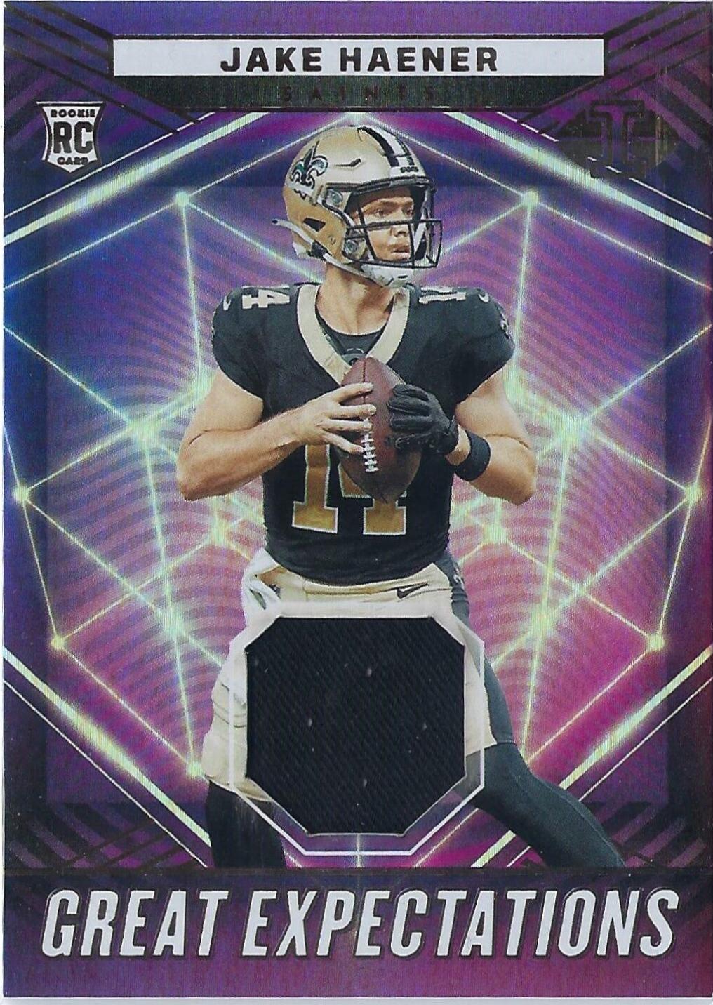 Jake Haener #GE-JHA Football Cards 2023 Panini Illusions Great Expectations