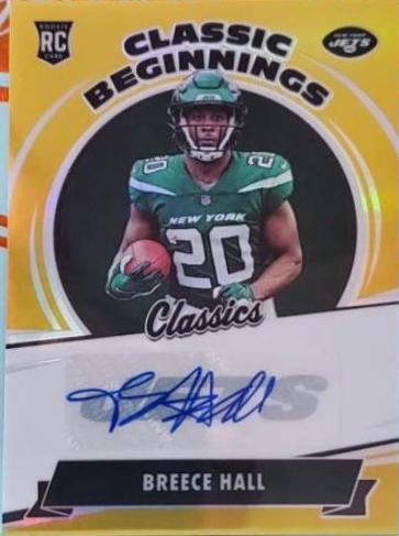 Breece Hall [Signature Gold] #CB-6