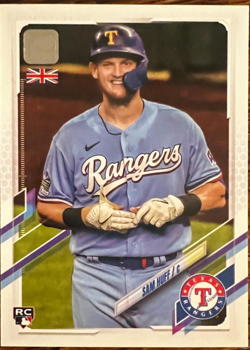 Sam Huff #57 Baseball Cards 2021 Topps UK Edition