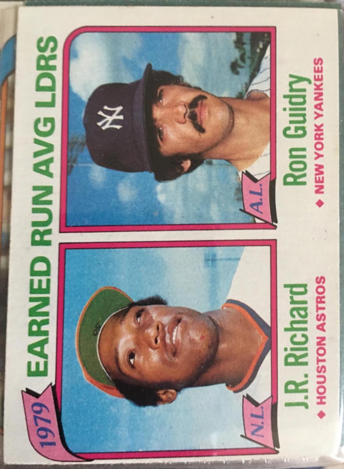 1980 1979 Earned Run Average Leaders #207