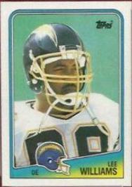 Lee Williams #212 Football Cards 1988 Topps