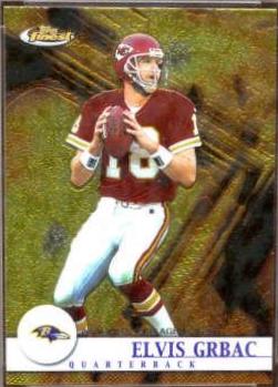 Elvis Grbac #21 Football Cards 2001 Topps Finest