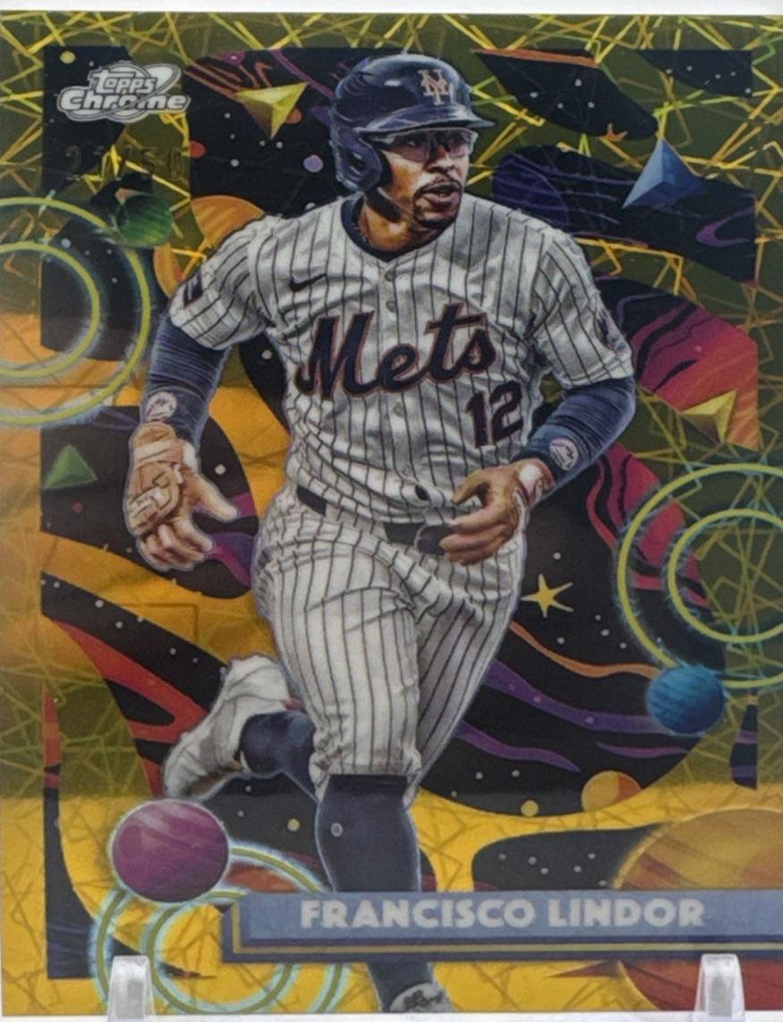 Francisco Lindor [Gold Interstellar Refractor] #106