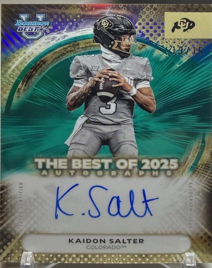 Kaidon Salter [Teal] #BOA-KS