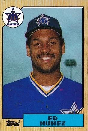 Ed Nunez #427 Baseball Cards 1987 Topps