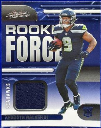 Kenneth Walker III #RF-17 Football Cards 2022 Panini Absolute Rookie Force