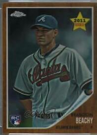 Brandon Beachy #C120 Baseball Cards 2011 Topps Heritage Chrome