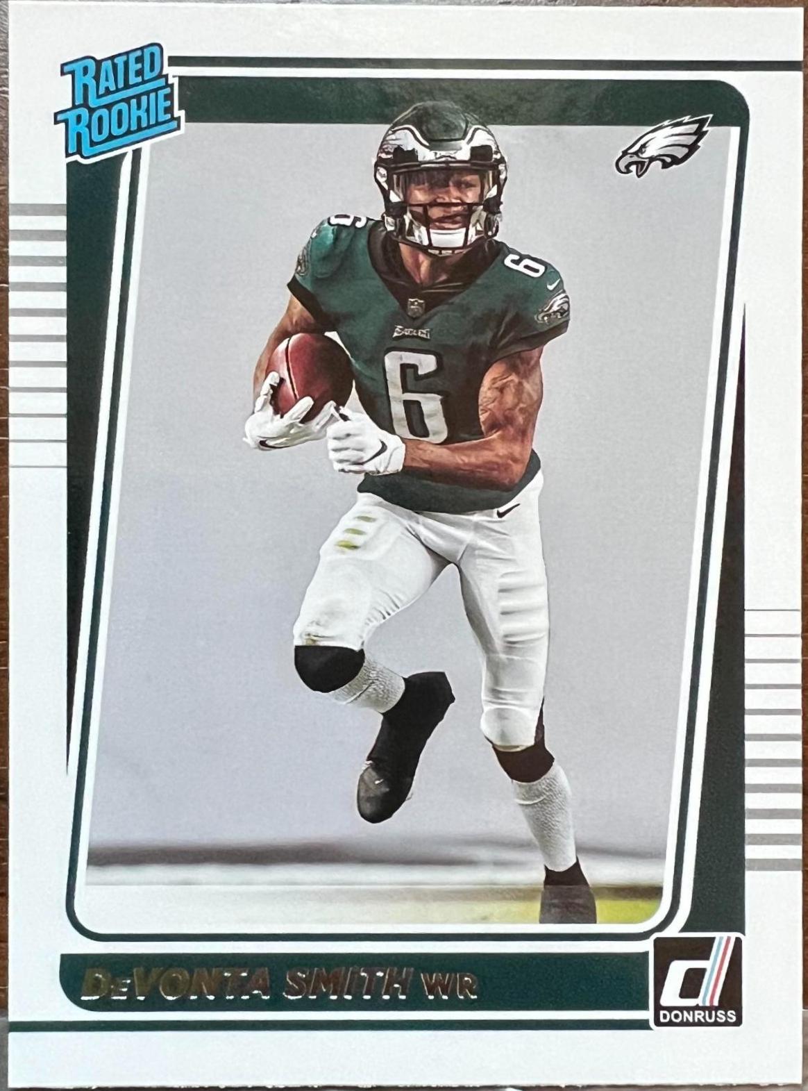 DeVonta Smith #261 Football Cards 2021 Panini Donruss