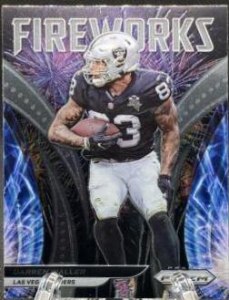 Darren Waller #F-14 Football Cards 2021 Panini Prizm Fireworks