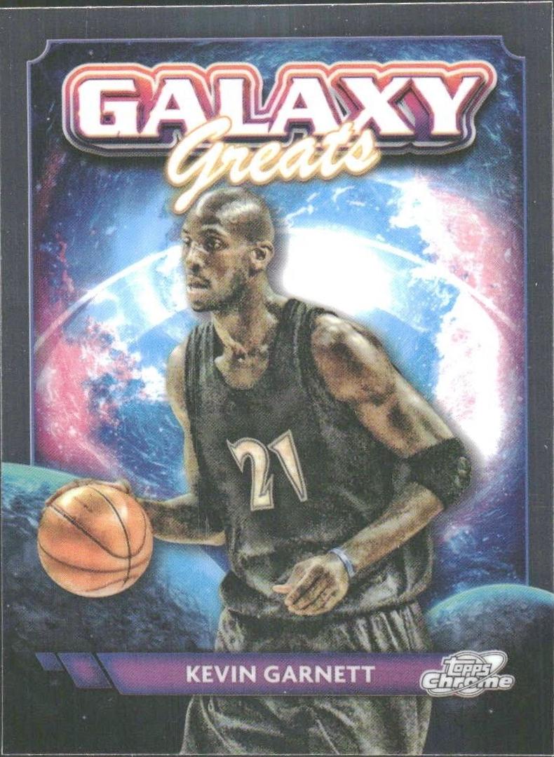 Kevin Garnett #GG-10 Basketball Cards 2023 Topps Cosmic Chrome Galaxy Greats