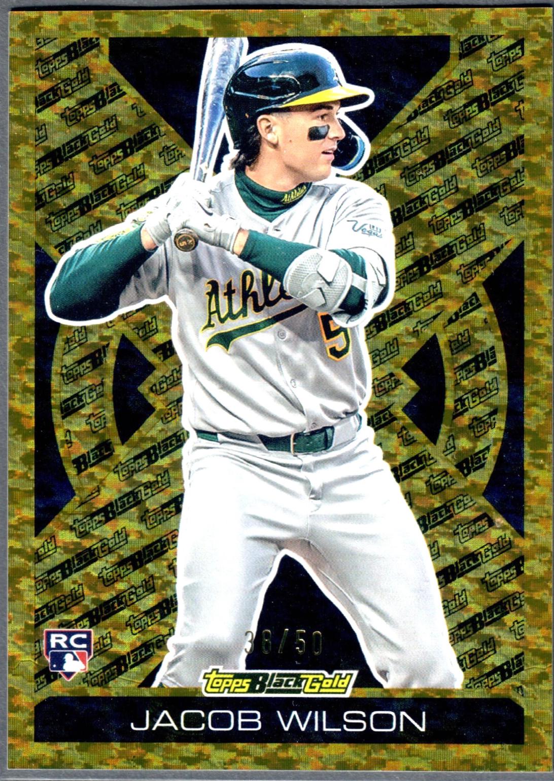 jacob wilson mtg card 2025 Topps Series 1#314 Rookie : Collectibles & Fine Art Jacob Wilson - 2024 MLB