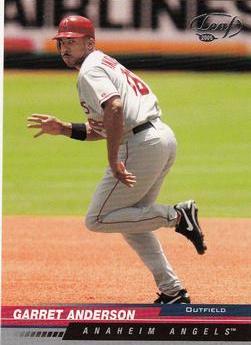 Garret Anderson #6 Baseball Cards 2005 Leaf