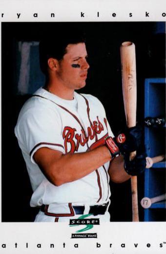Ryan Klesko #7 Baseball Cards 1997 Score