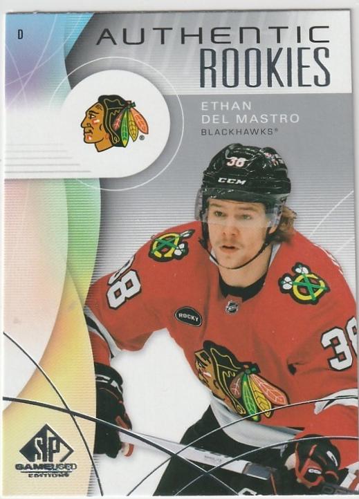 Ethan Del Mastro #219 Hockey Cards 2024 SP Game Used