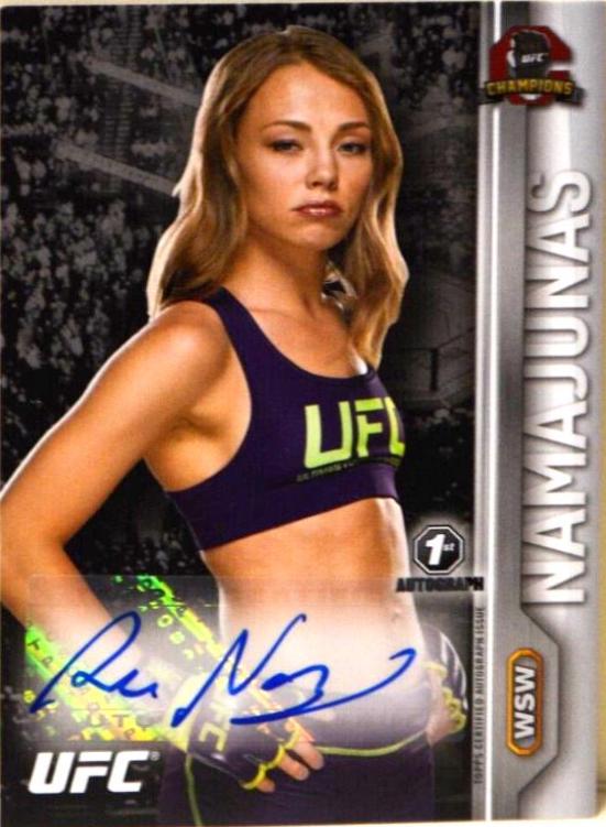 Rose Namajunas #FA-RN Ufc Cards 2015 Topps UFC Champions Autographs