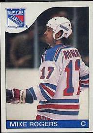 Mike Rogers #39 Hockey Cards 1985 Topps