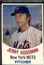 Jerry Koosman #77 Baseball Cards 1977 Hostess Twinkies Hand Cut