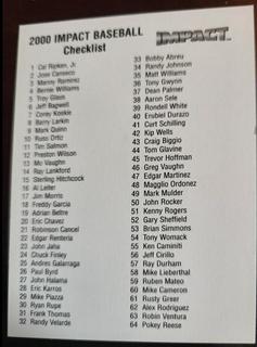 Checklist