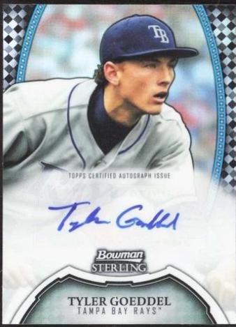 Tyler Goeddel #BSPTG 2011 Bowman Sterling Prospects Autographs Baseball