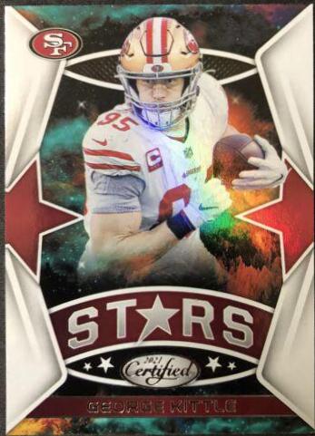 George Kittle #CS-12 Football Cards 2021 Panini Certified Stars