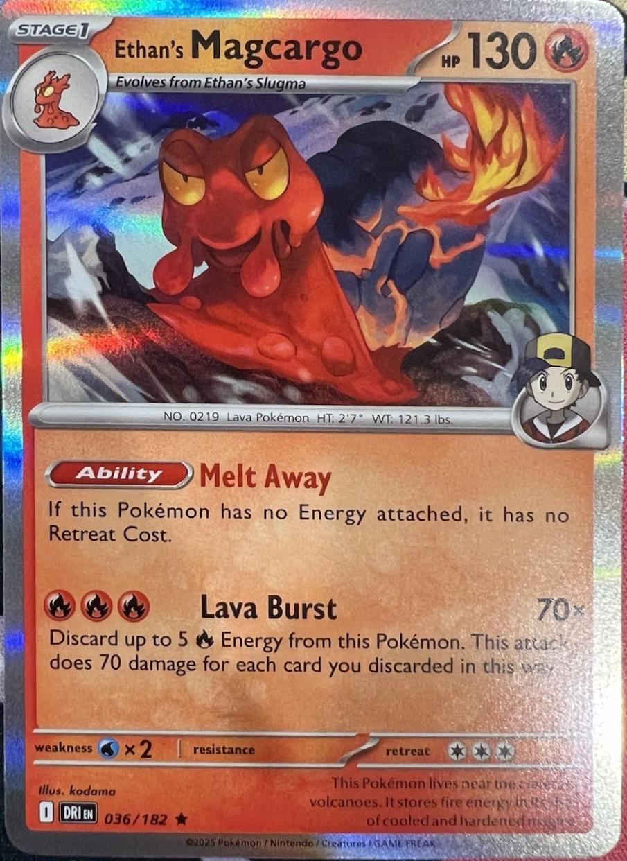 Ethan's Magcargo #36 Pokemon Destined Rivals
