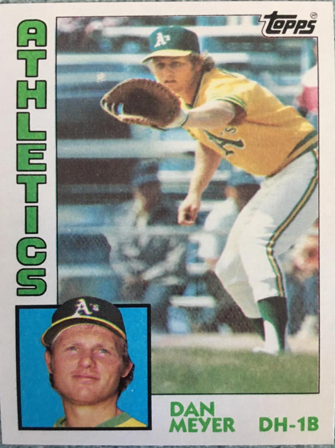1984 Topps Dan Meyer #609 card
