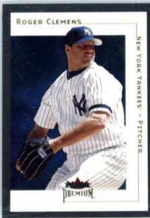 Roger Clemens #19 Baseball Cards 2001 Fleer Premium