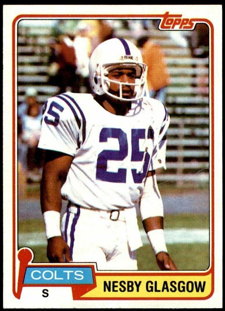 Nesby Glasgow #176 Football Cards 1981 Topps