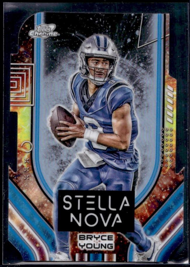 Bryce Young #STN-9 Football Cards 2024 Topps Cosmic Chrome Stella Nova
