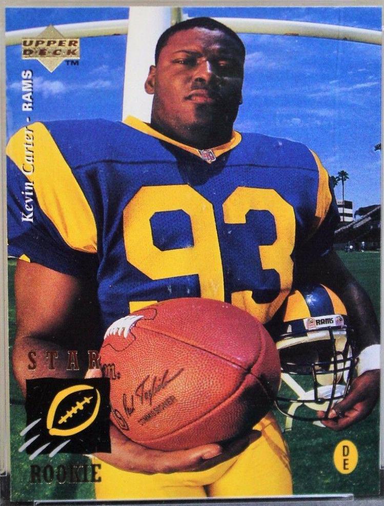 Kevin Carter #6 Football Cards 1995 Upper Deck