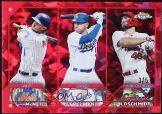 Paul Goldschmidt, Freddie Freeman, Jeff McNeil