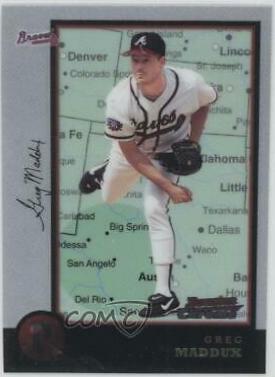 Greg Maddux #16 Baseball Cards 1998 Bowman Chrome International