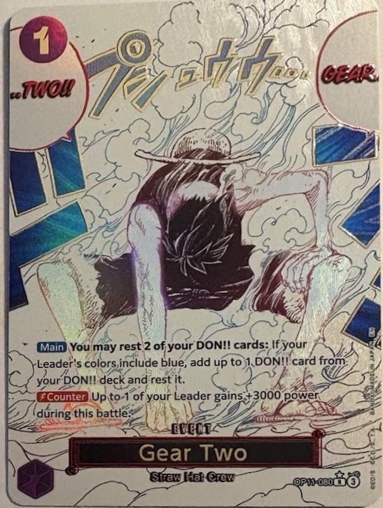 Gear Two OP11-080 One Piece Fist of Divine Speed