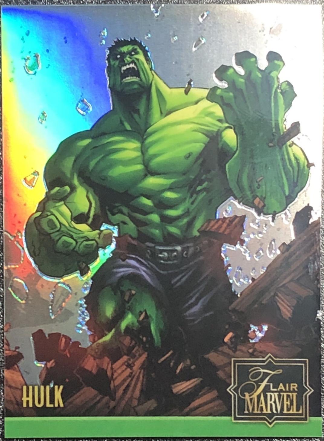 2024 2023 Flair Iridescence Hulk #IR11 card