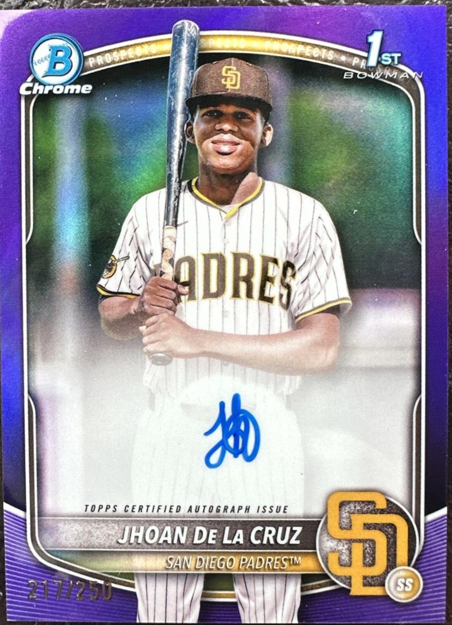Jhoan De La Cruz [Purple Refractor] #CPA-JDL