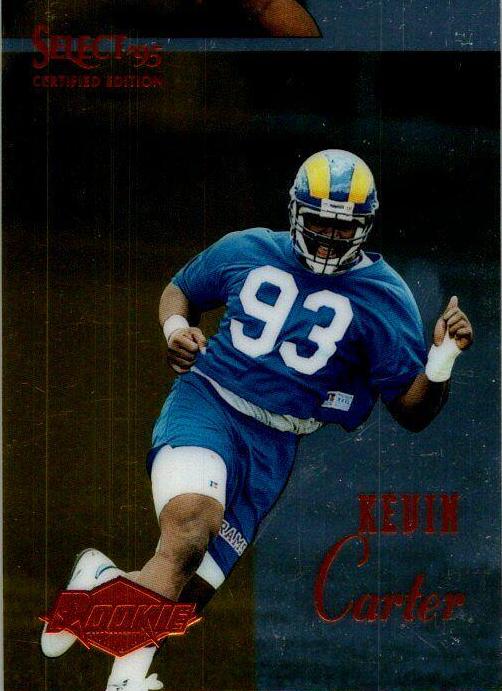 Kevin Carter #115 1995 Panini Select Certified Football