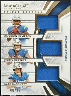 Omarion Hampton / Justin Herbert / Ladd McConkey
