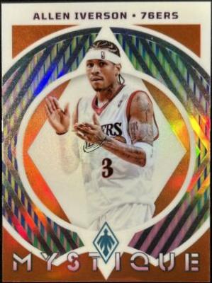 Allen Iverson #8 Basketball Cards 2023 Panini Phoenix Mystique