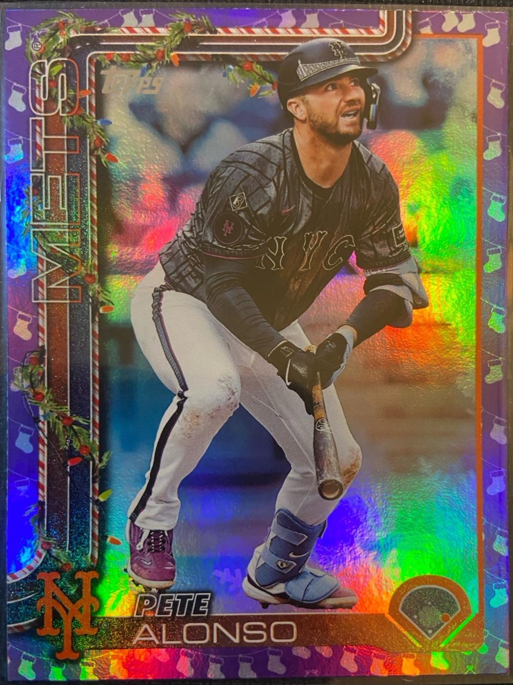 Pete Alonso [Purple Glitter] #H34 Prices | 2025 Topps Holiday