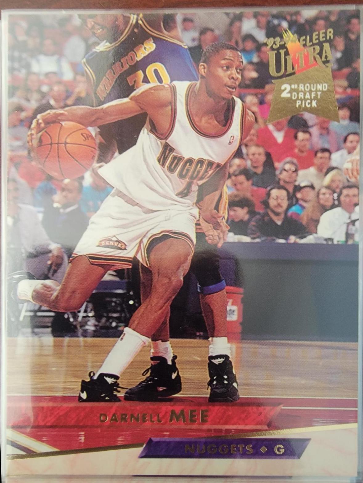 Darnell Mee #237 Basketball Cards 1993 Ultra