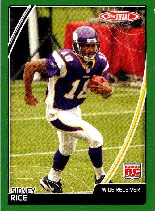 Sidney Rice #479 Football Cards 2007 Topps Total