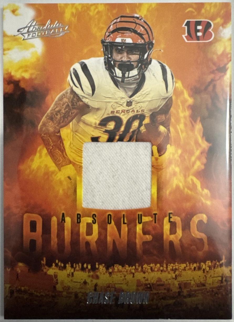 2025 Panini Absolute Burners Chase Brown #ABU-CBR card