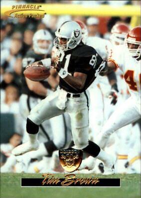 Tim Brown #22 Football Cards 1996 Action Packed