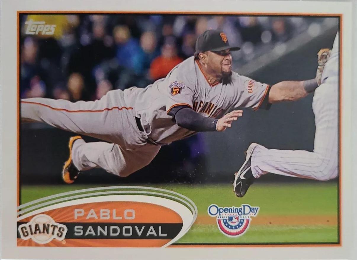 Pablo Sandoval #63 Baseball Cards 2012 Topps Opening Day