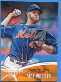 Zack Wheeler #FN10 2014 Topps Update The Future Is Now Baseball